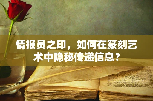 情报员之印，如何在篆刻艺术中隐秘传递信息？