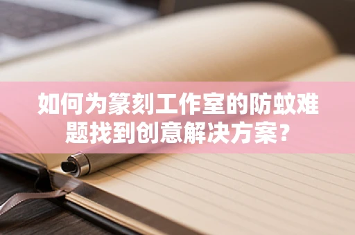 如何为篆刻工作室的防蚊难题找到创意解决方案？