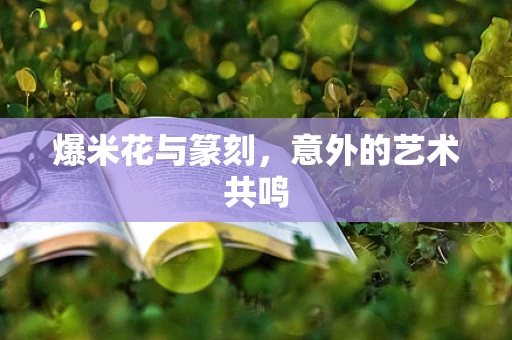 爆米花与篆刻，意外的艺术共鸣