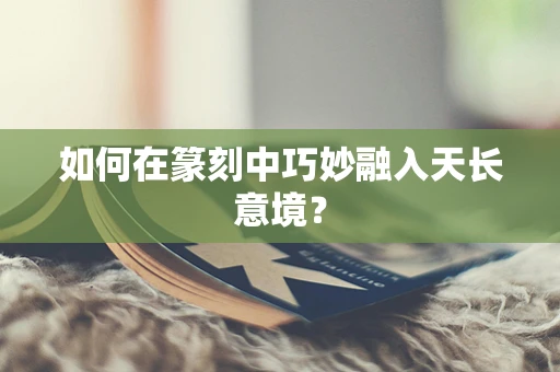 如何在篆刻中巧妙融入天长意境？