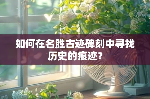 如何在名胜古迹碑刻中寻找历史的痕迹？