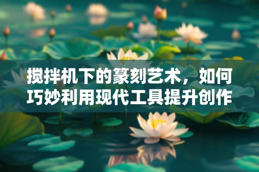 搅拌机下的篆刻艺术，如何巧妙利用现代工具提升创作效率？