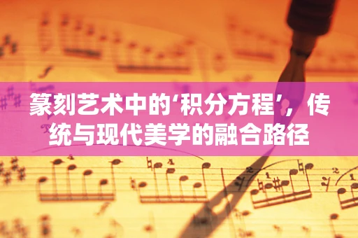 篆刻艺术中的‘积分方程’，传统与现代美学的融合路径