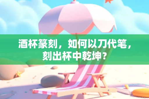 酒杯篆刻，如何以刀代笔，刻出杯中乾坤？