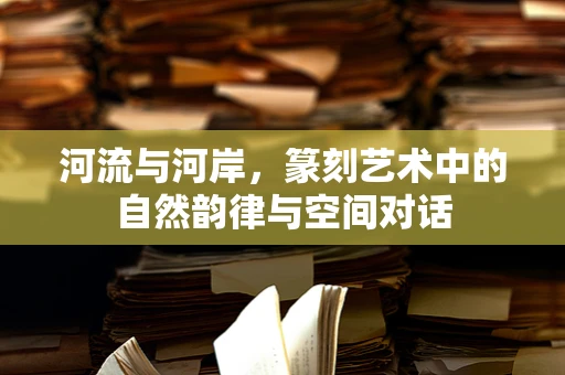 河流与河岸，篆刻艺术中的自然韵律与空间对话