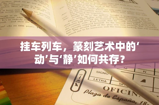 挂车列车，篆刻艺术中的‘动’与‘静’如何共存？