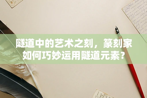 隧道中的艺术之刻，篆刻家如何巧妙运用隧道元素？
