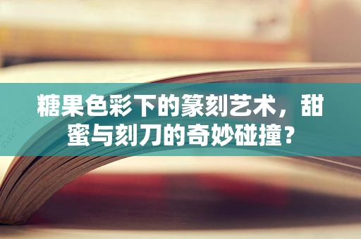 糖果色彩下的篆刻艺术，甜蜜与刻刀的奇妙碰撞？