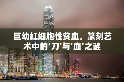 巨幼红细胞性贫血，篆刻艺术中的‘刀’与‘血’之谜