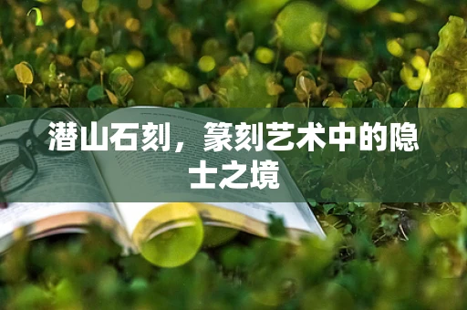 潜山石刻，篆刻艺术中的隐士之境