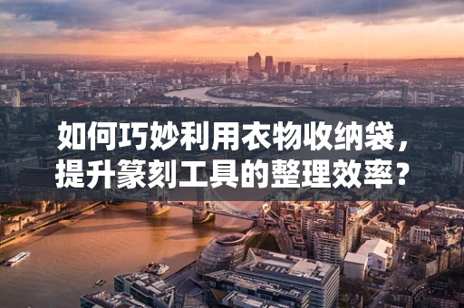 如何巧妙利用衣物收纳袋，提升篆刻工具的整理效率？