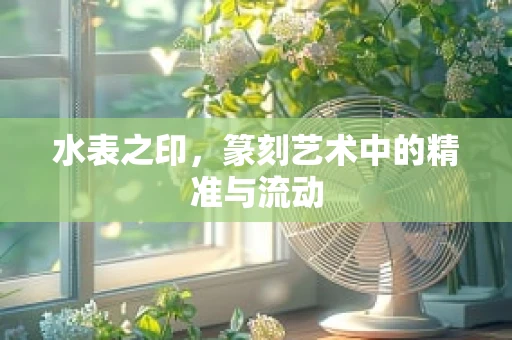 水表之印，篆刻艺术中的精准与流动
