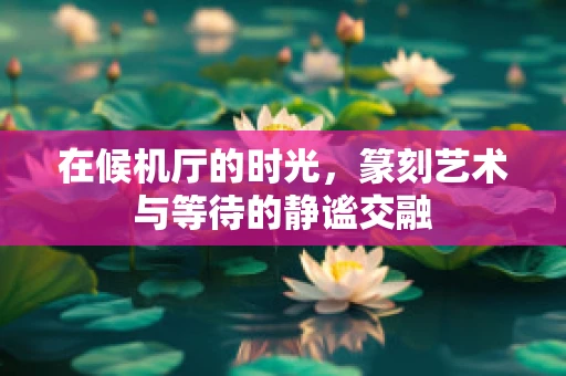 在候机厅的时光，篆刻艺术与等待的静谧交融