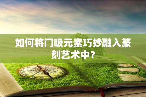 如何将门吸元素巧妙融入篆刻艺术中？