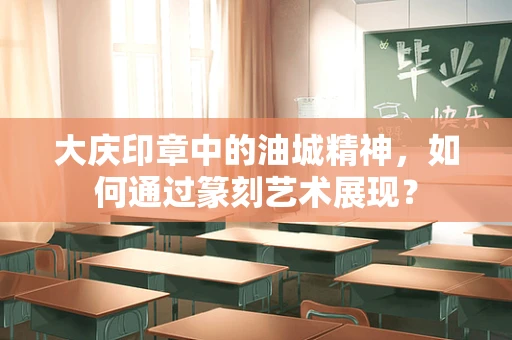 大庆印章中的油城精神，如何通过篆刻艺术展现？