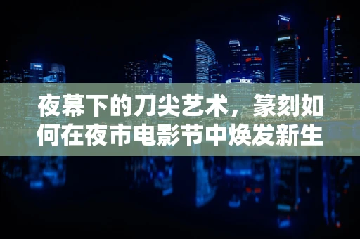 夜幕下的刀尖艺术，篆刻如何在夜市电影节中焕发新生？