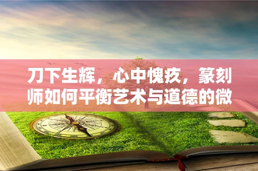 刀下生辉，心中愧疚，篆刻师如何平衡艺术与道德的微妙关系？