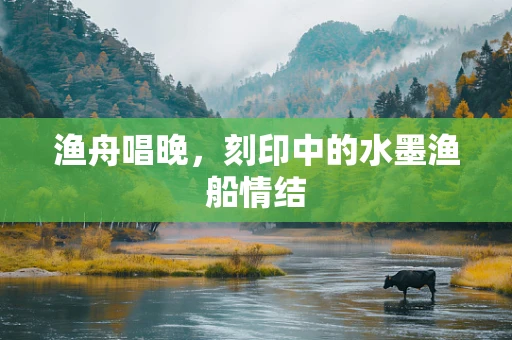 渔舟唱晚，刻印中的水墨渔船情结