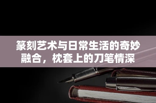 篆刻艺术与日常生活的奇妙融合，枕套上的刀笔情深