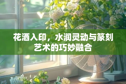 花洒入印，水润灵动与篆刻艺术的巧妙融合