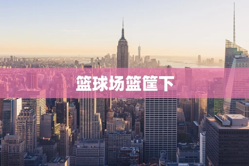 篮球场篮筐下