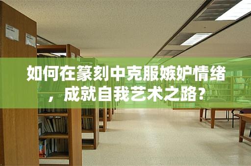 如何在篆刻中克服嫉妒情绪，成就自我艺术之路？