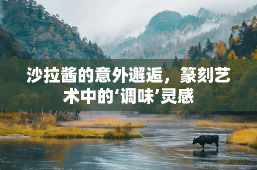 沙拉酱的意外邂逅，篆刻艺术中的‘调味’灵感