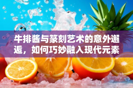 牛排酱与篆刻艺术的意外邂逅，如何巧妙融入现代元素？