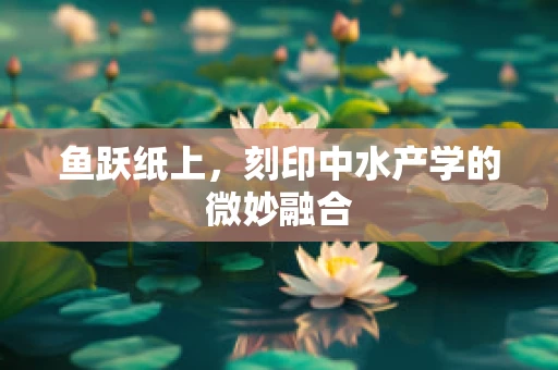 鱼跃纸上，刻印中水产学的微妙融合