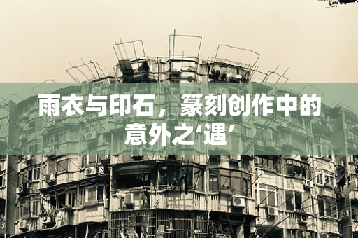 雨衣与印石，篆刻创作中的意外之‘遇’