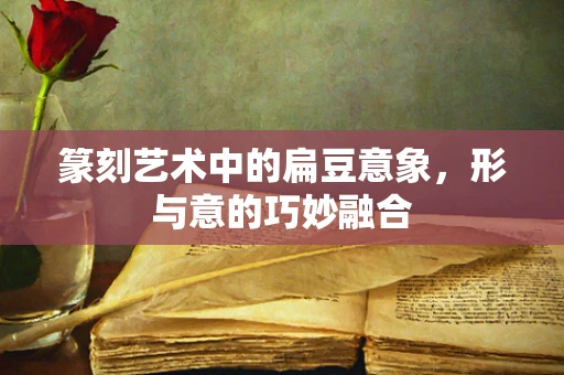 篆刻艺术中的扁豆意象，形与意的巧妙融合
