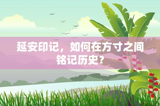 延安印记，如何在方寸之间铭记历史？