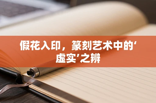 假花入印，篆刻艺术中的‘虚实’之辨
