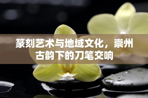 篆刻艺术与地域文化，崇州古韵下的刀笔交响