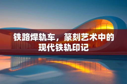 铁路焊轨车，篆刻艺术中的现代铁轨印记