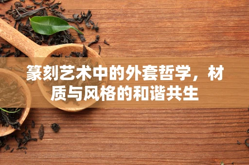 篆刻艺术中的外套哲学，材质与风格的和谐共生
