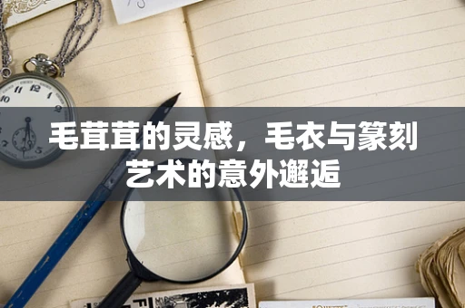 毛茸茸的灵感，毛衣与篆刻艺术的意外邂逅