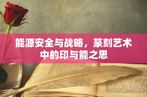能源安全与战略，篆刻艺术中的印与能之思