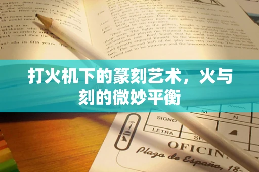 打火机下的篆刻艺术，火与刻的微妙平衡