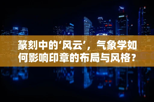 篆刻中的‘风云’，气象学如何影响印章的布局与风格？