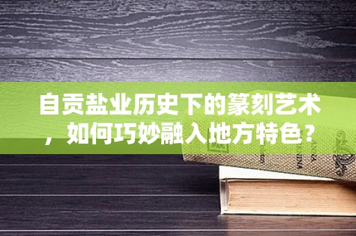 自贡盐业历史下的篆刻艺术，如何巧妙融入地方特色？