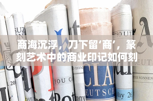 商海沉浮，刀下留‘商’，篆刻艺术中的商业印记如何刻画？