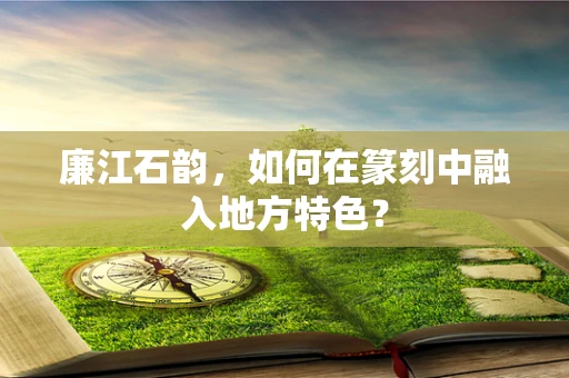 廉江石韵，如何在篆刻中融入地方特色？