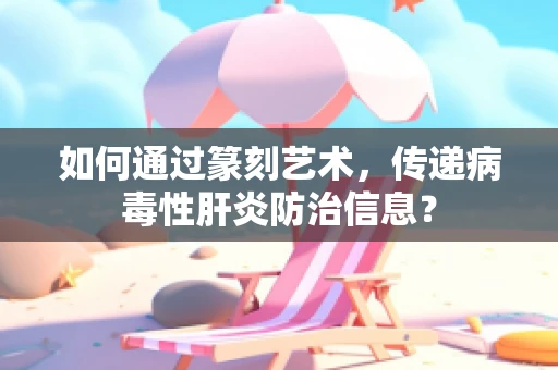 如何通过篆刻艺术，传递病毒性肝炎防治信息？