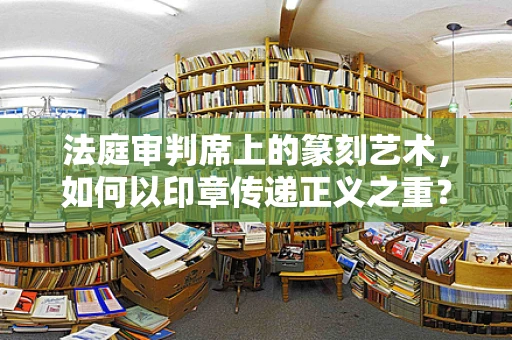 法庭审判席上的篆刻艺术，如何以印章传递正义之重？