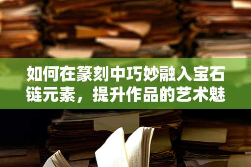 如何在篆刻中巧妙融入宝石链元素，提升作品的艺术魅力？