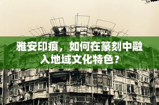 雅安印痕，如何在篆刻中融入地域文化特色？