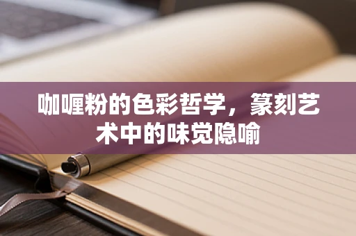 咖喱粉的色彩哲学，篆刻艺术中的味觉隐喻