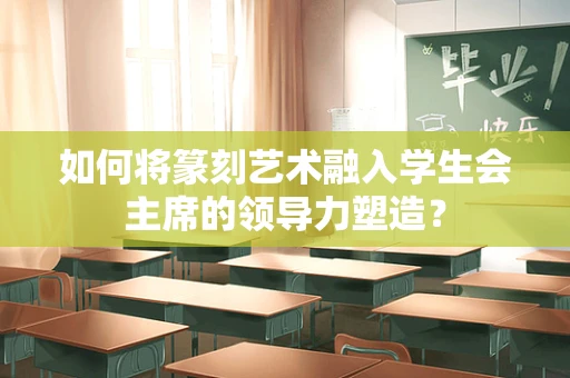 如何将篆刻艺术融入学生会主席的领导力塑造？