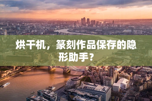 烘干机，篆刻作品保存的隐形助手？